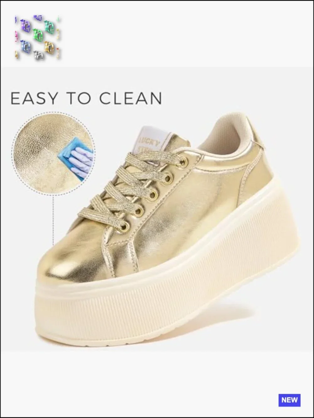 Platform Sneakers Wedge Canvas Casual Retro Walking Shoes Low Top
